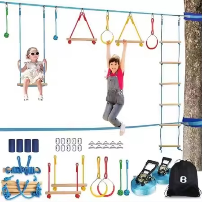 Warrior Obstacle Course Kit fo - Kids Outdoor Monkey Bars บทวิจารณ์และราคา