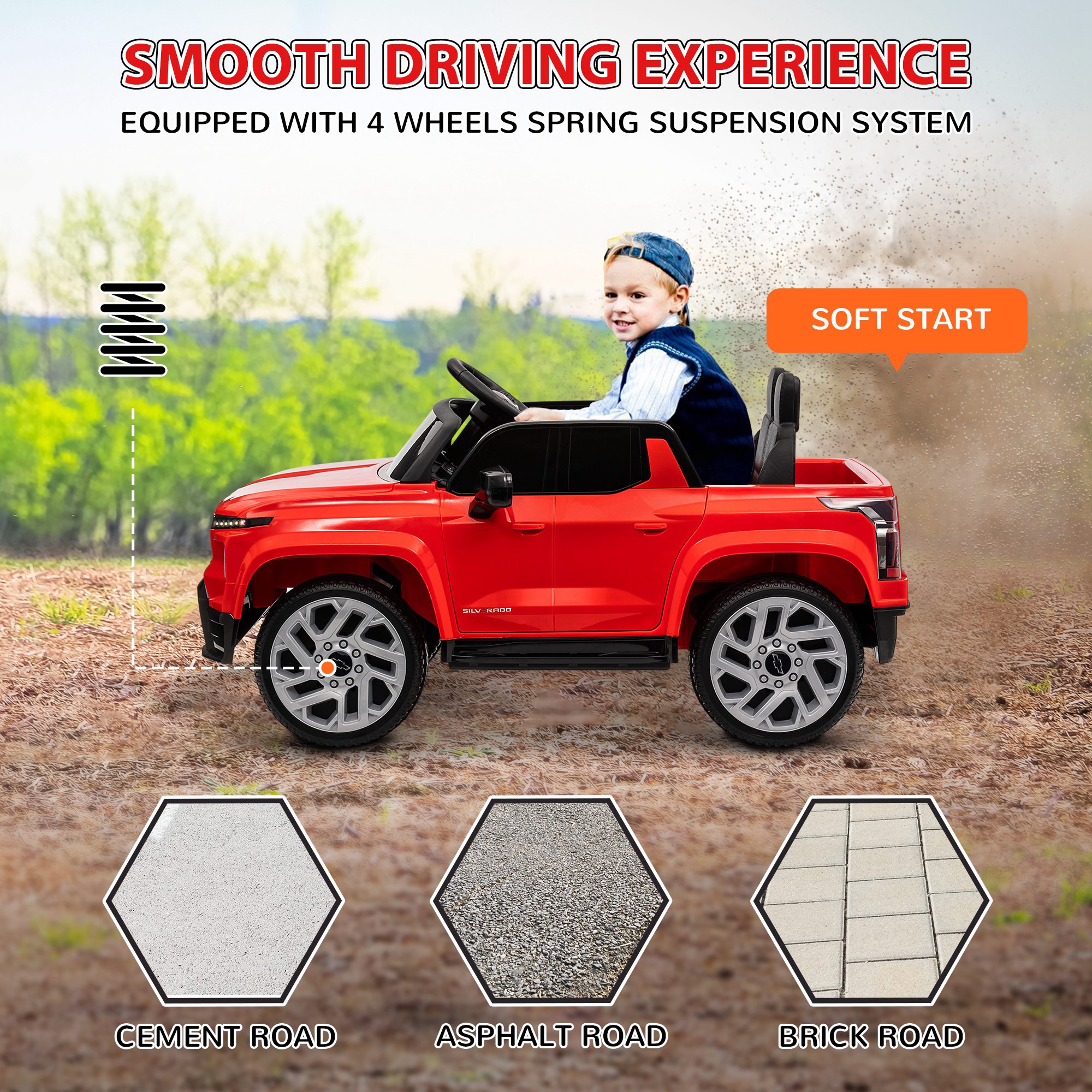 Kids Electric Ride On Toy 12V  - Kids Outdoor Electric Car บทวิจารณ์และราคา