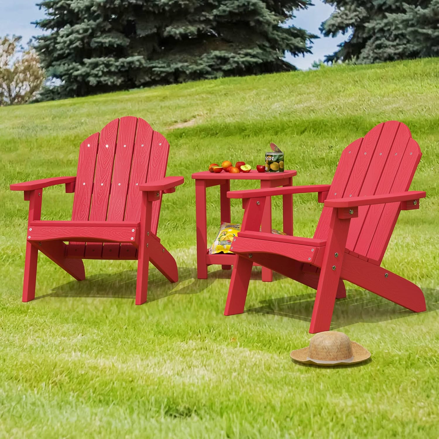 Kids Adirondack Chair Set of 2 - Kids Outdoor Adirondack Chair บทวิจารณ์และราคา