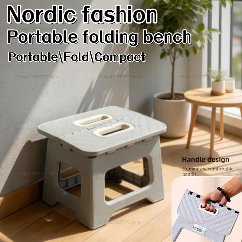 Outdoor Folding Stool Thickene - Kids Outdoor Foldable Chair บทวิจารณ์และราคา