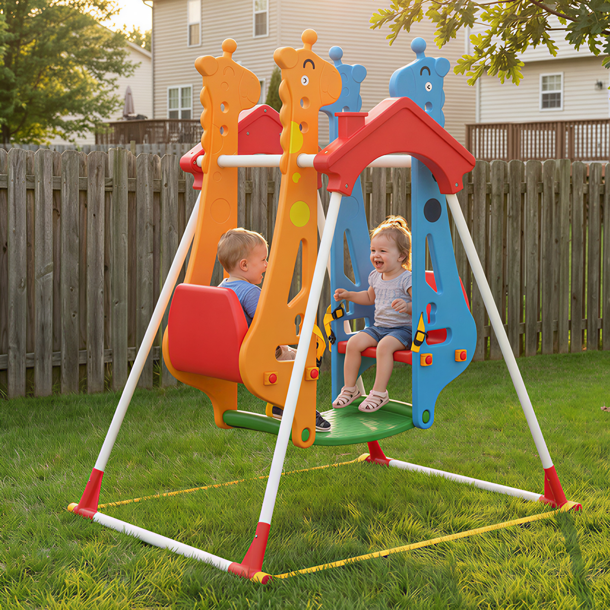 Face-to-Face Kids’ Swing, Stab - Kids Outdoor Frame บทวิจารณ์และราคา