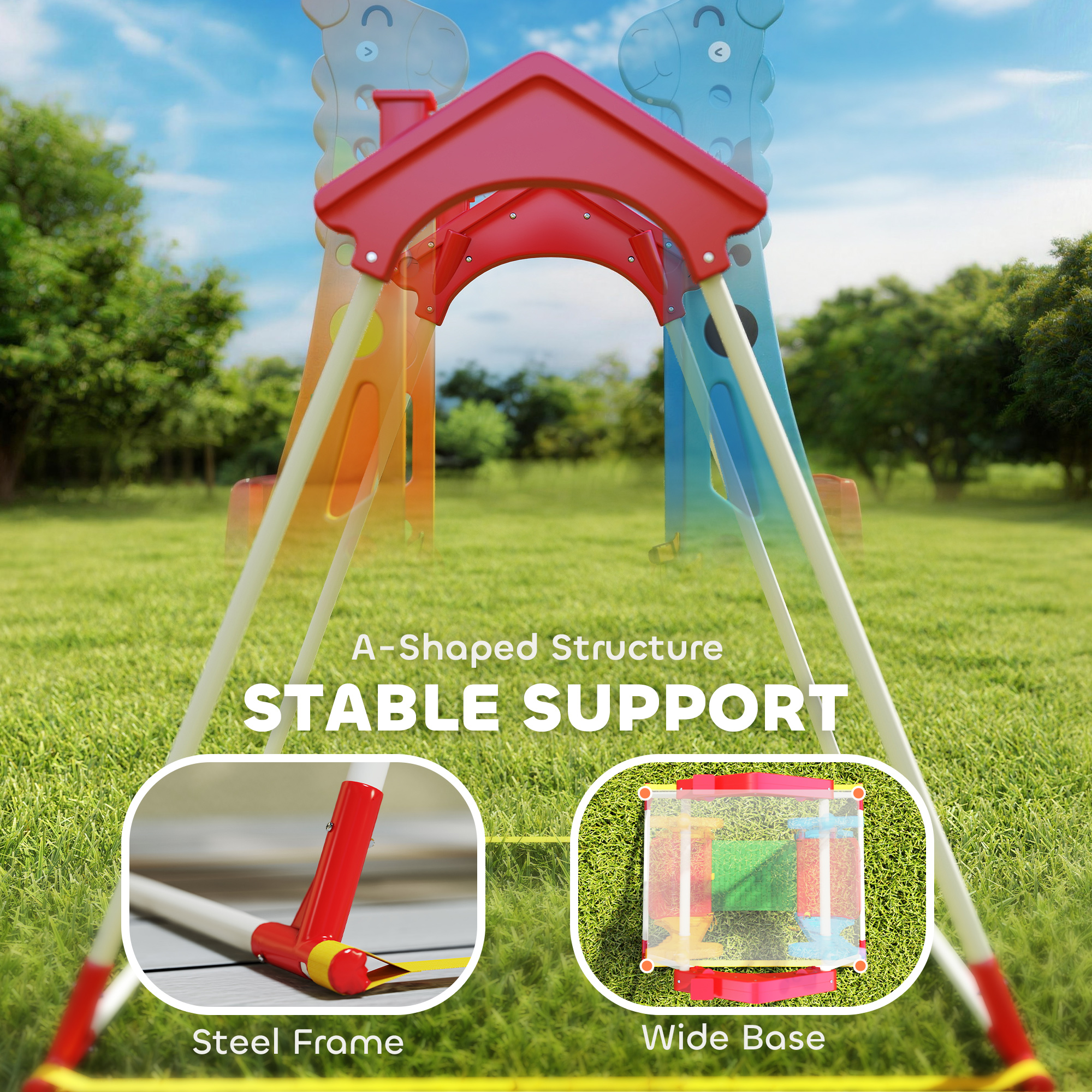 Face-to-Face Kids’ Swing, Stab - Kids Outdoor Frame บทวิจารณ์และราคา