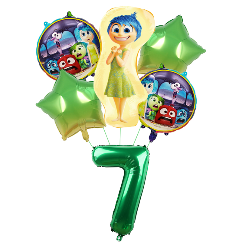 6pcs New Inside Out2 Balloons  - Kids Outdoor Easter Toys บทวิจารณ์และราคา