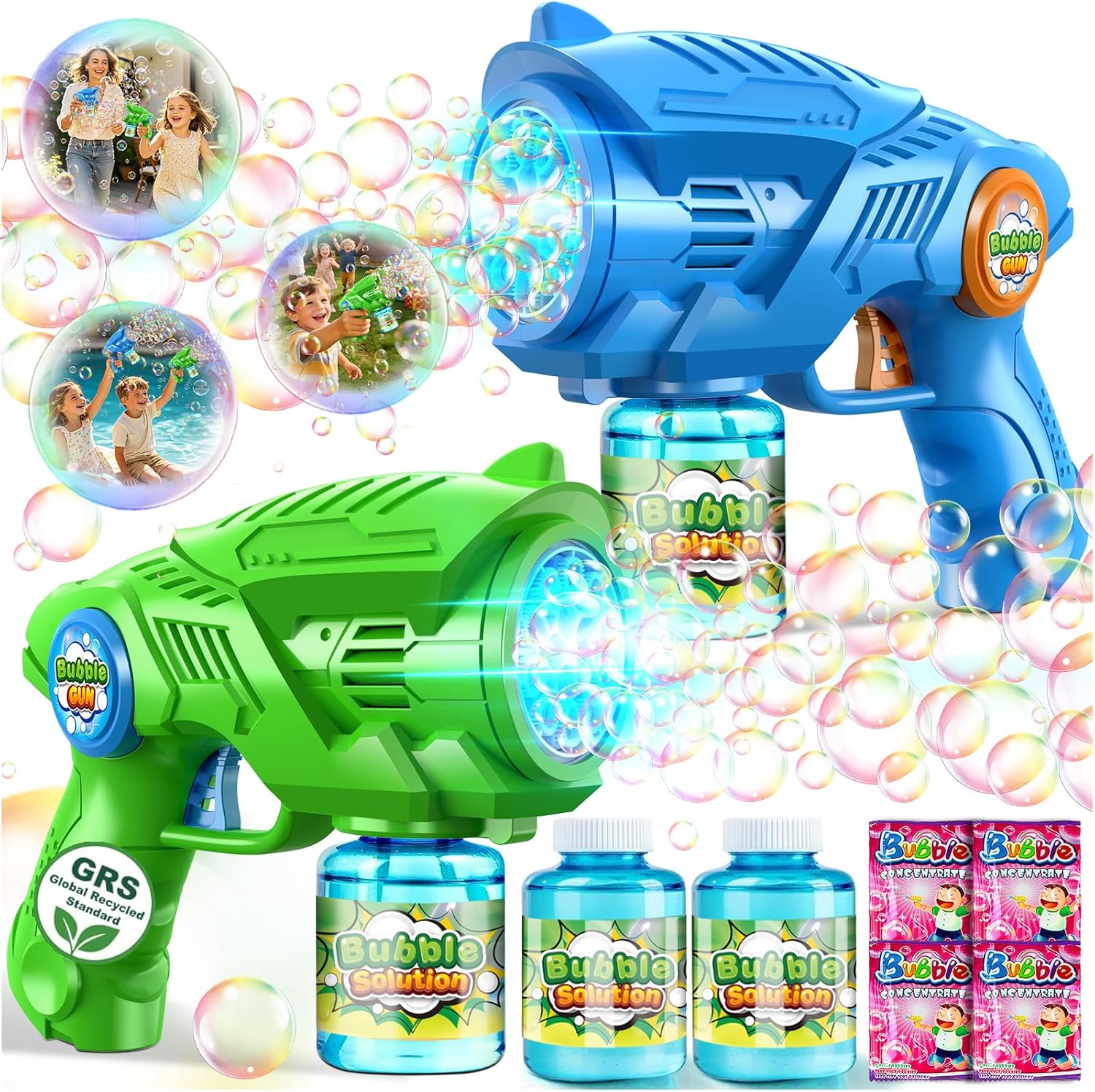 2-Pack Automatic Bubble Guns f - Kids Outdoor Easter Toys บทวิจารณ์และราคา