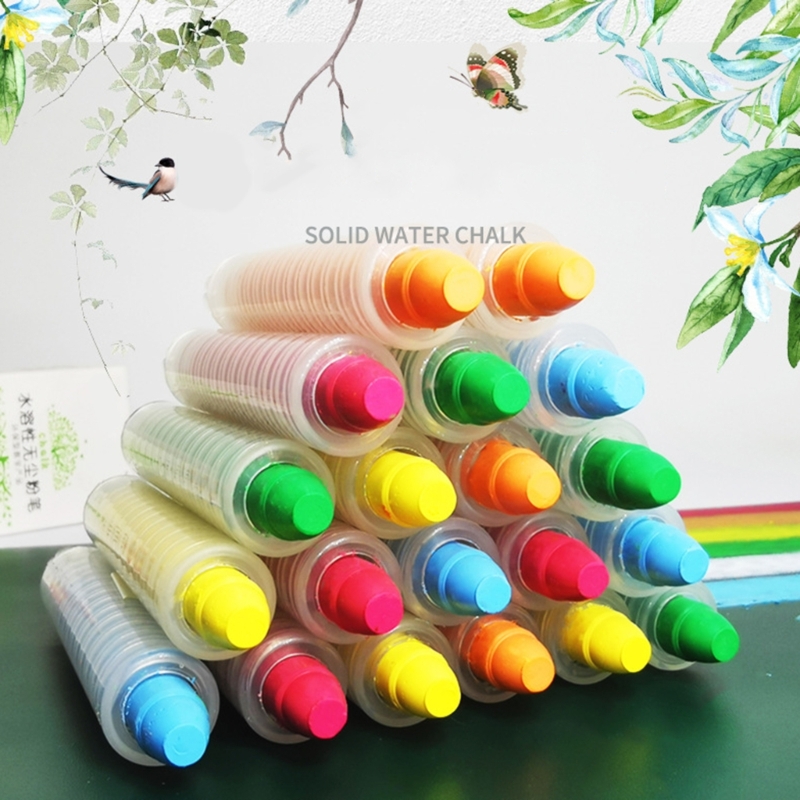 Solid Water Chalk Dust Free Si - Chalk Outdoor Jumbo บทวิจารณ์และราคา