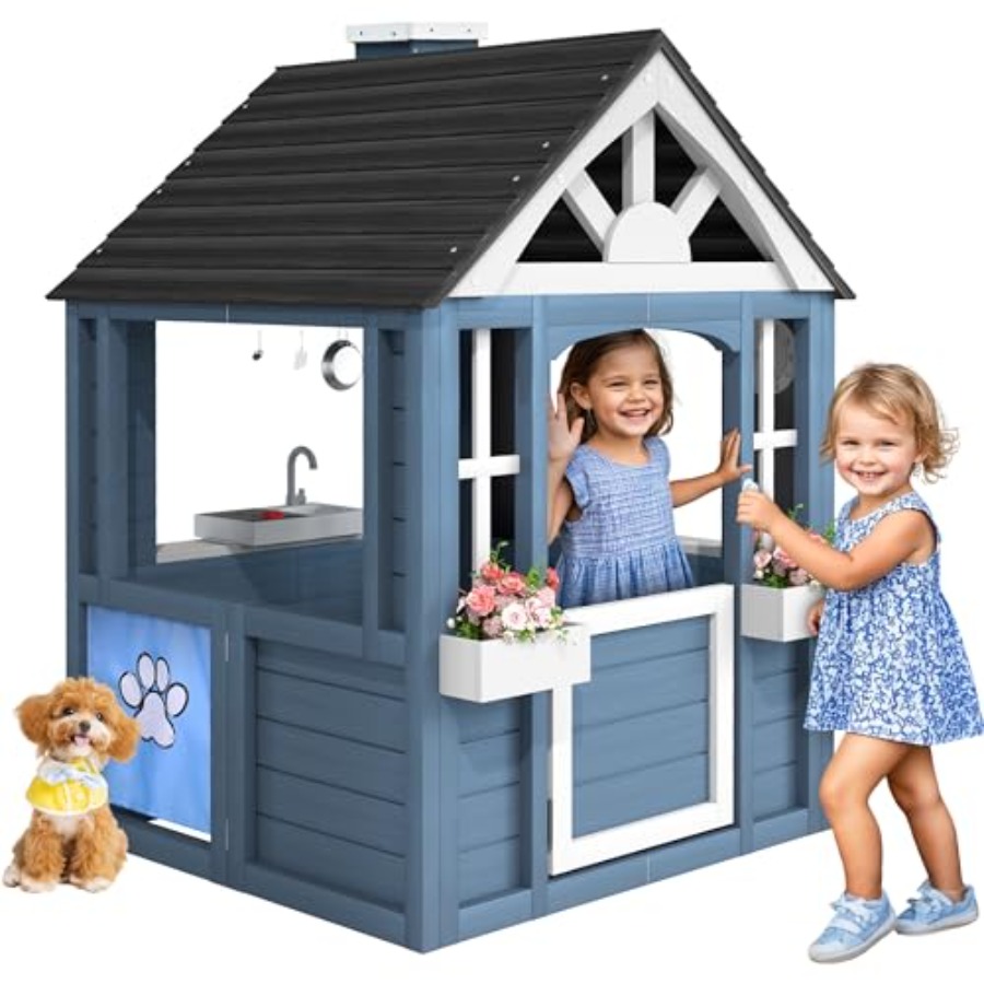 Outdoor playhouse for kids ced - Kids Outdoor Sink บทวิจารณ์และราคา