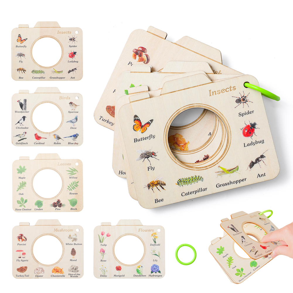 Wooden Camera Shape Nature Cog - Kids Outdoor Explorer Kit บทวิจารณ์และราคา