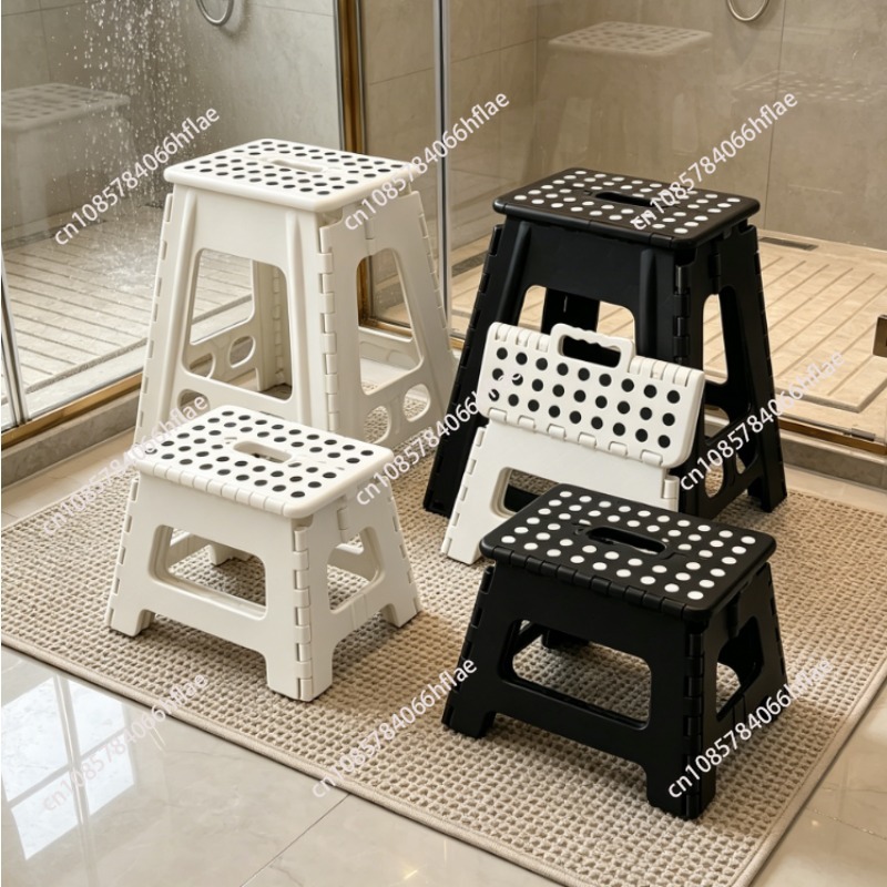 Thickened Plastic Folding Stoo - Kids Outdoor Foldable Chair บทวิจารณ์และราคา