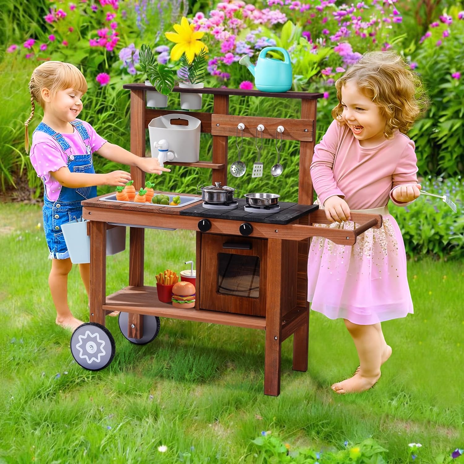 Outdoor Mud Kitchen Toy for Ki - Kids Outdoor Sink บทวิจารณ์และราคา