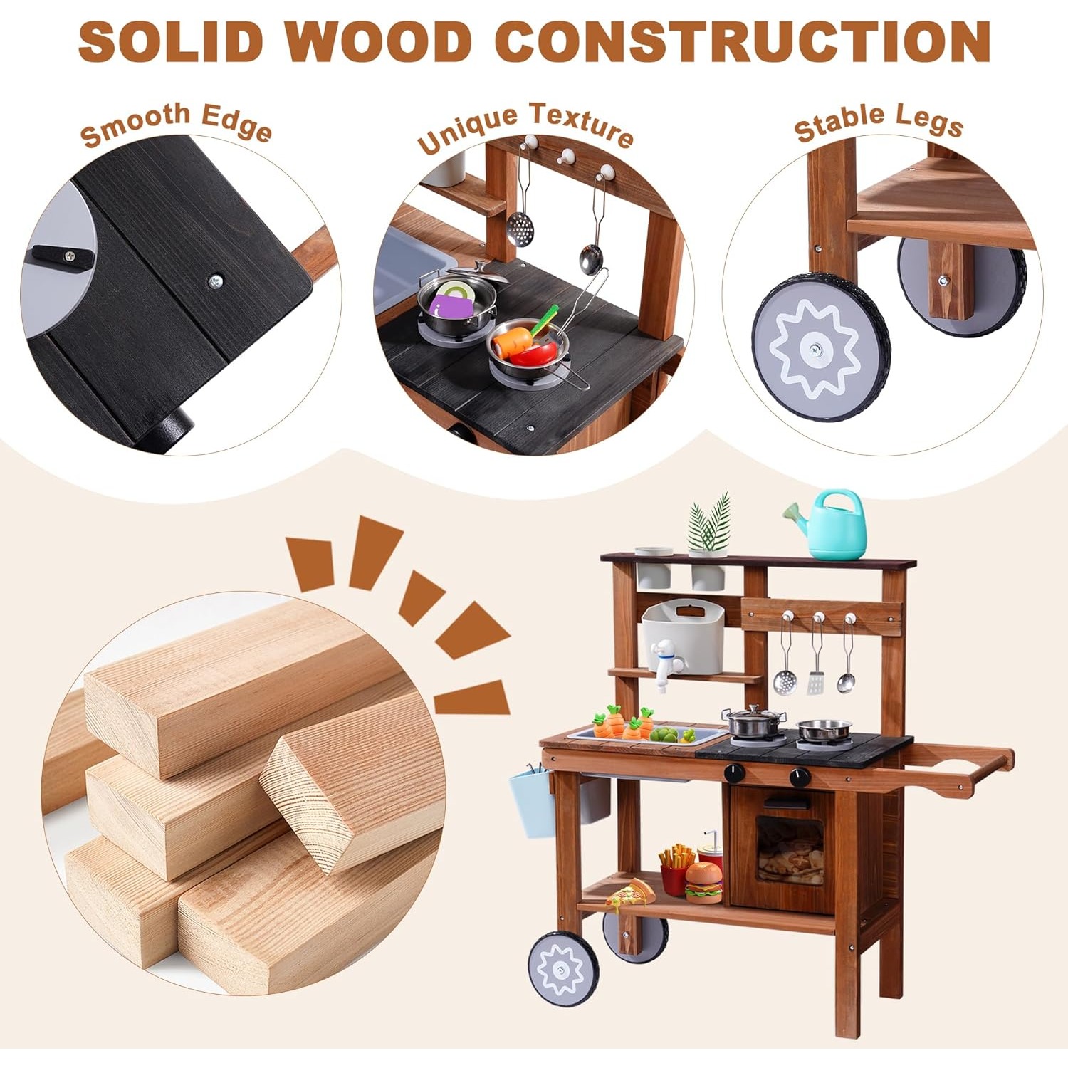 Outdoor Mud Kitchen Toy for Ki - Kids Outdoor Sink บทวิจารณ์และราคา