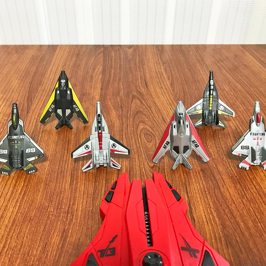 6pcs Fighter Plane Red Launche - Outdoor Games For Kids บทวิจารณ์และราคา