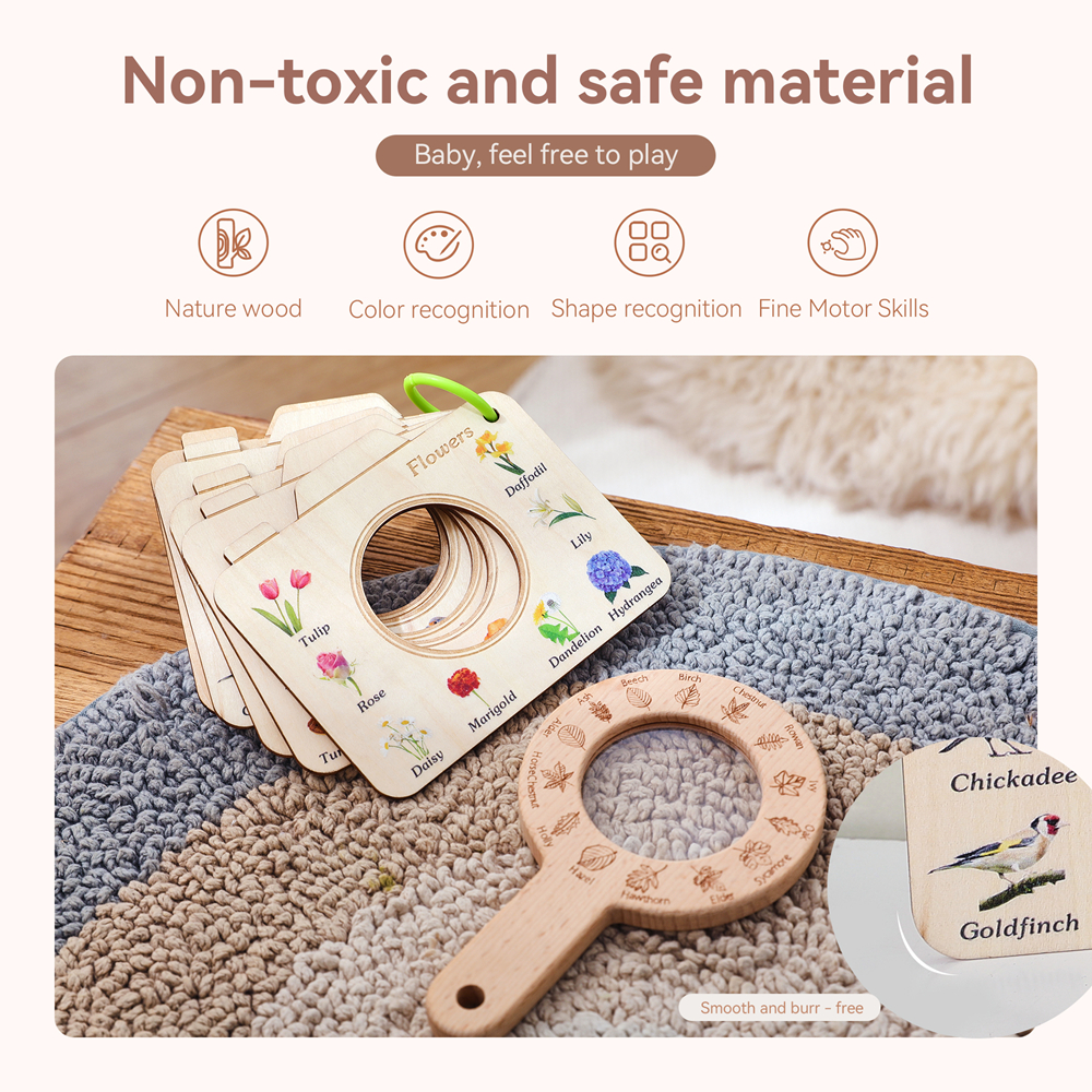 Wooden Magnifying Glass and Ca - Kids Outdoor Explorer Kit บทวิจารณ์และราคา