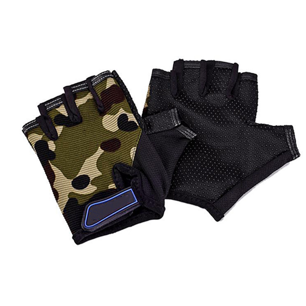 1Pair Kids Cycling Gloves Half - Kids Outdoor Gloves บทวิจารณ์และราคา