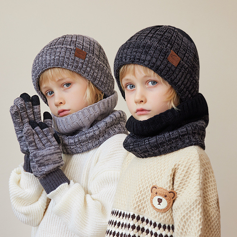 1 Set 4-10Y Children Baby Boy  - Kids Outdoor Gloves บทวิจารณ์และราคา