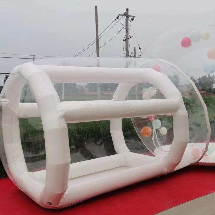 Outdoor  White PVC Inflatable  - Kids Outdoor Jump House บทวิจารณ์และราคา