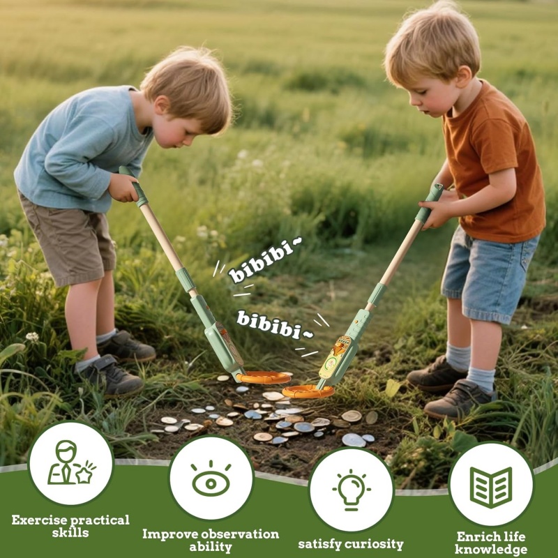 Kids Outdoor Metal Detector Ki - Kids Outdoor Explorer Kit บทวิจารณ์และราคา