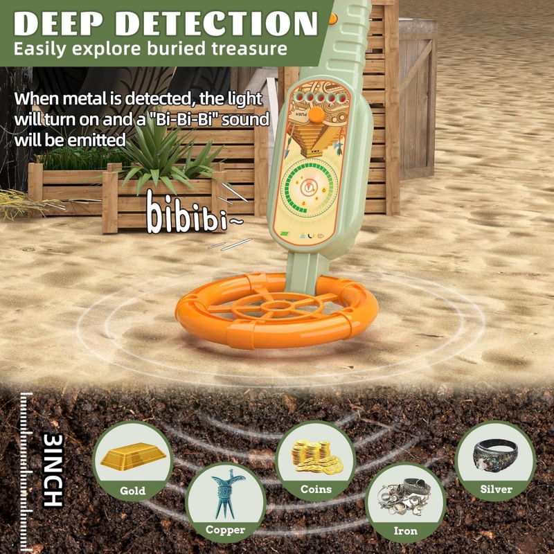 Kids Outdoor Metal Detector Ki - Kids Outdoor Explorer Kit บทวิจารณ์และราคา
