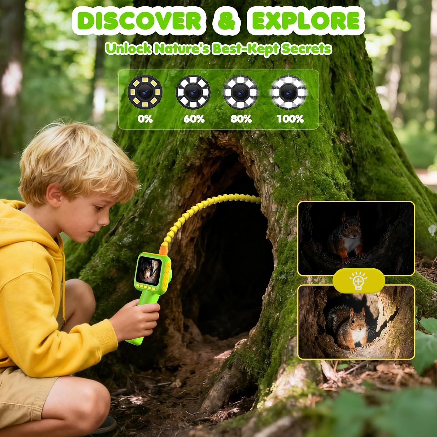 Endoscope for Kids, Borescope  - Kids Outdoor Explorer Kit บทวิจารณ์และราคา