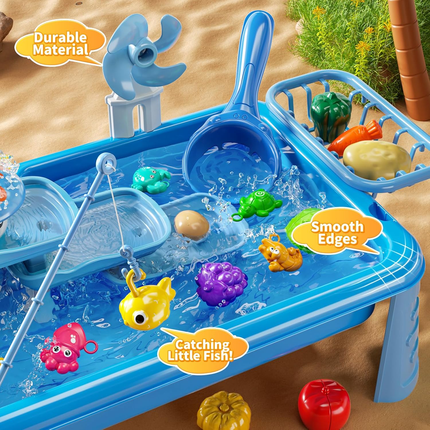Water Table Play Sink Toy for  - Kids Outdoor Sink บทวิจารณ์และราคา