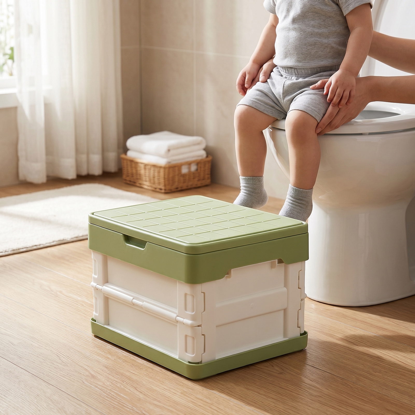 Portable Potty with PU Soft Se - Kids Outdoor Foldable Chair บทวิจารณ์และราคา