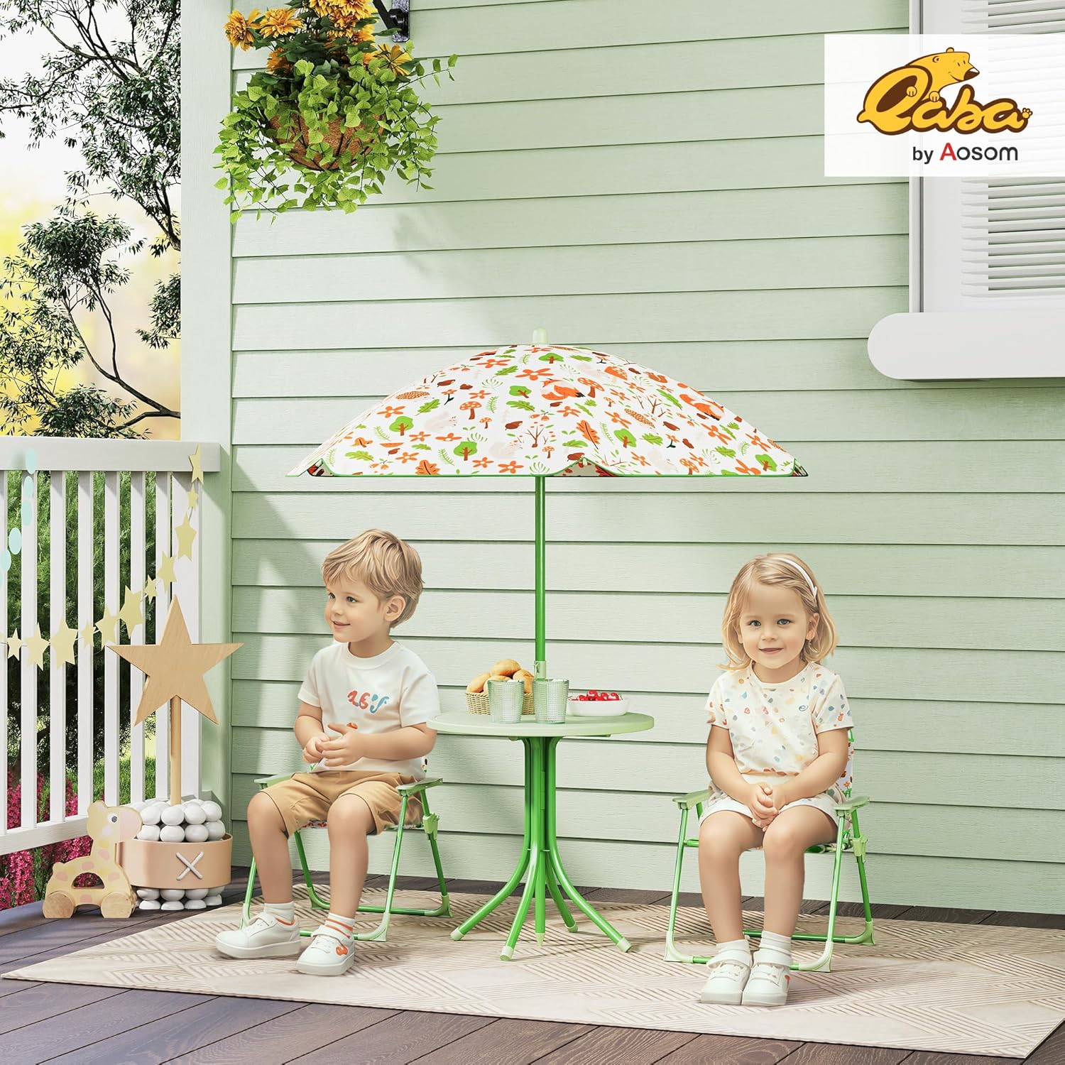 Kids Picnic Table Chair Set Fo - Kids Outdoor Foldable Chair บทวิจารณ์และราคา