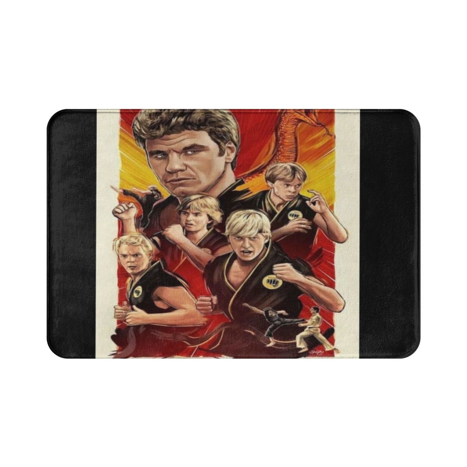 80s Martial Arts Movie Carpet  - Kids Outdoor Floor Cushions บทวิจารณ์และราคา