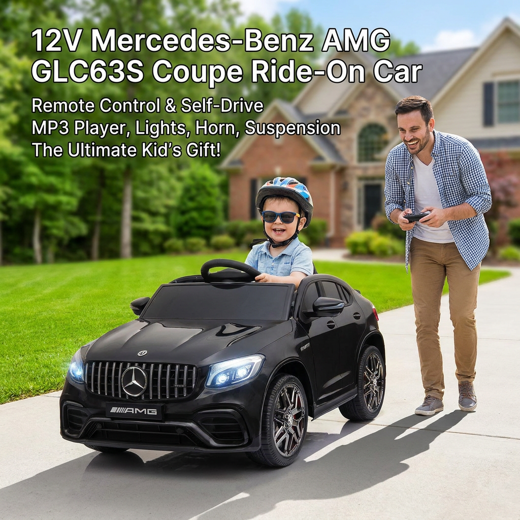 12V Kids Electric Car Mercedes - Kids Outdoor Electric Car บทวิจารณ์และราคา