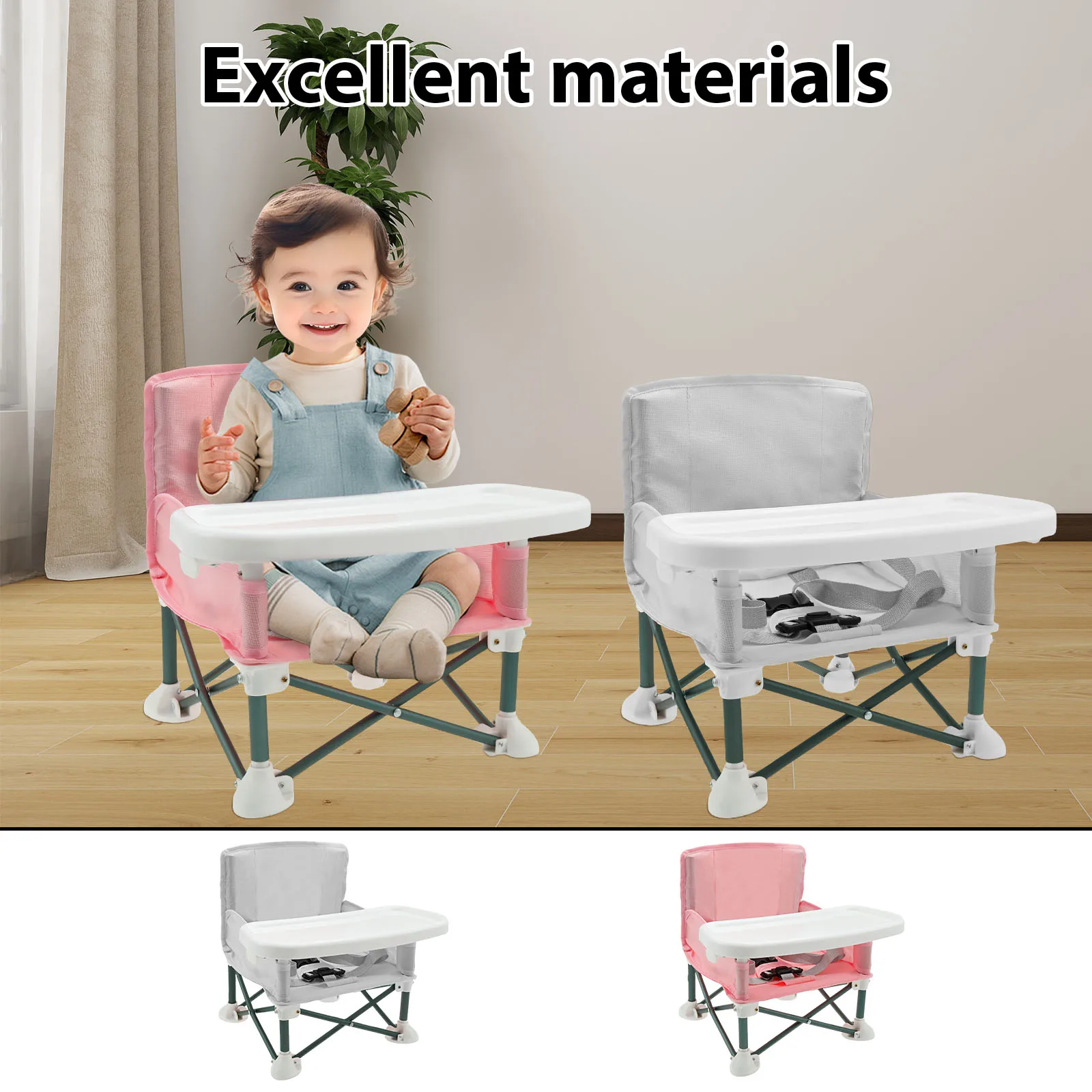 Toddler Booster Seat with Chil - Kids Outdoor Foldable Chair บทวิจารณ์และราคา