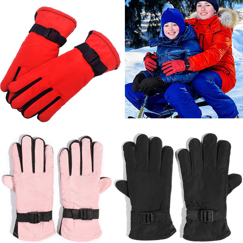 New Children Adult Winter Snow - Kids Outdoor Gloves บทวิจารณ์และราคา