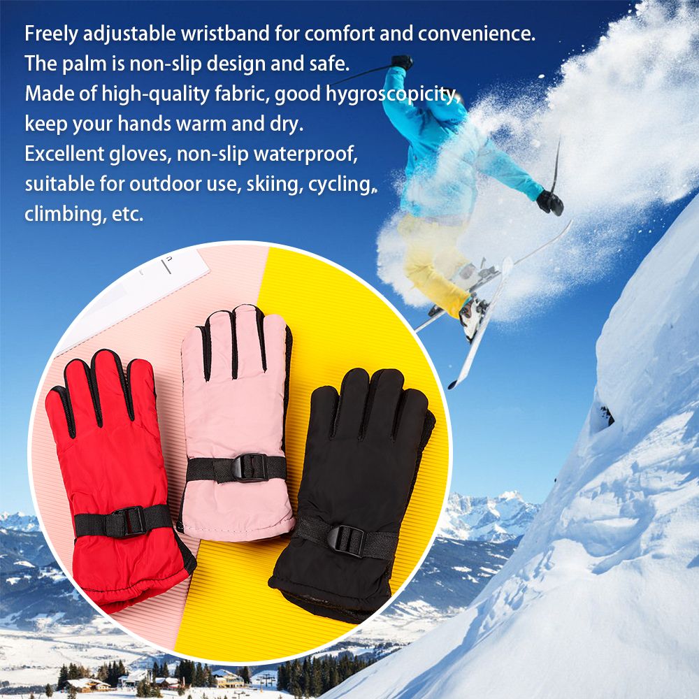 New Children Adult Winter Snow - Kids Outdoor Gloves บทวิจารณ์และราคา
