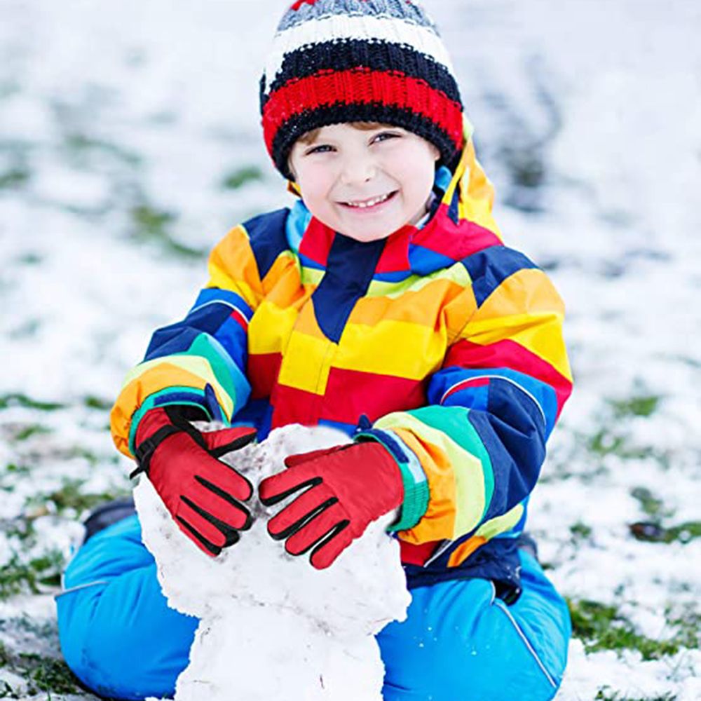 New Children Adult Winter Snow - Kids Outdoor Gloves บทวิจารณ์และราคา