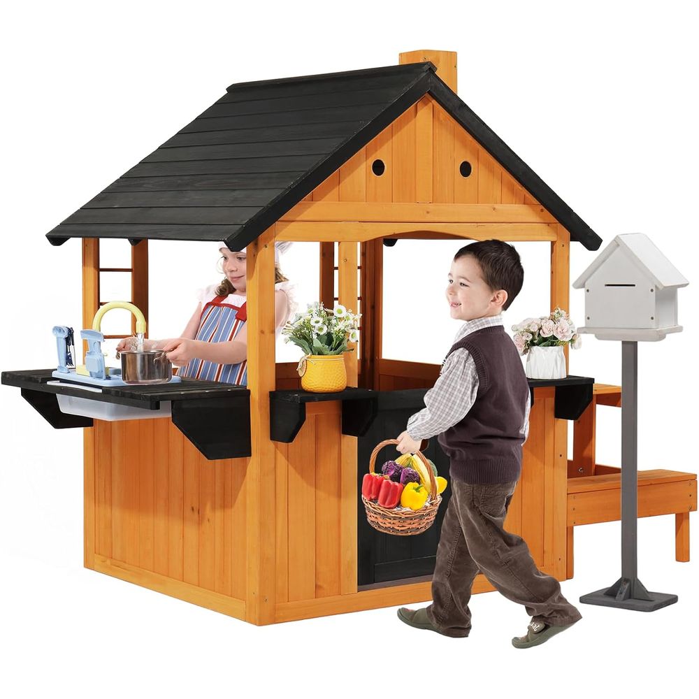 MOR Kids Outdoor Playhouse wit - Kids Outdoor Sink บทวิจารณ์และราคา