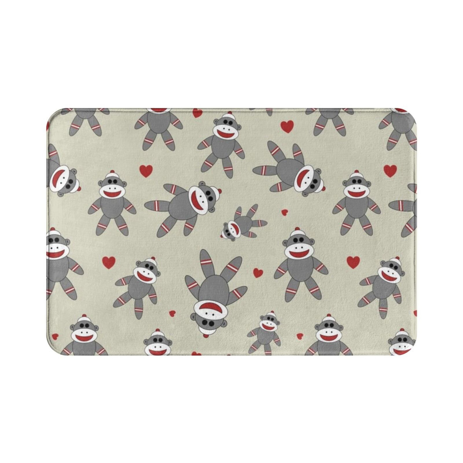 Cute Sock Monkey Carpet Mat Ru - Kids Outdoor Monkey Bars บทวิจารณ์และราคา