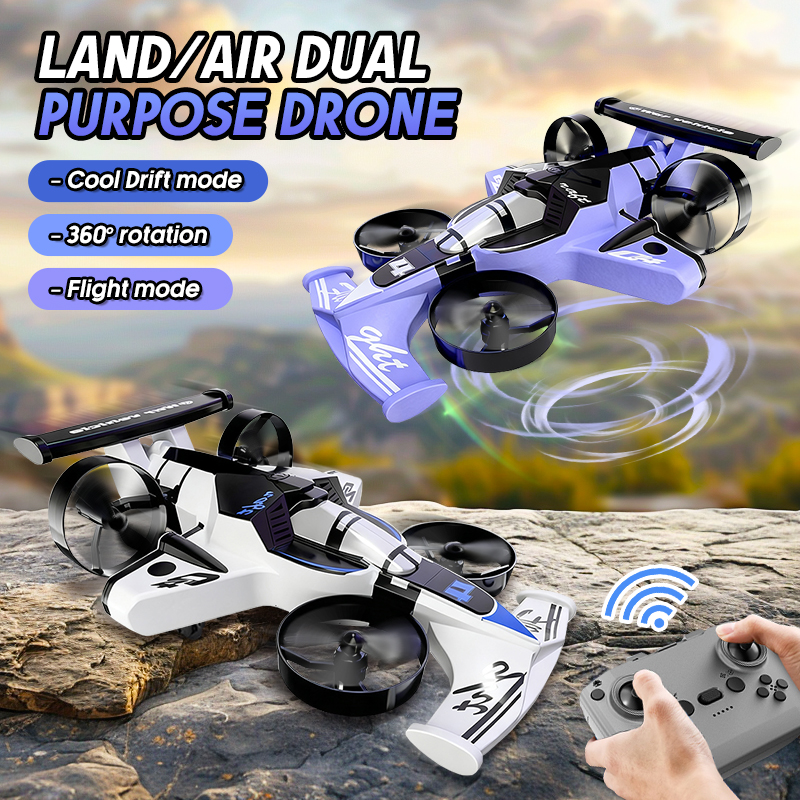 2in1 Mini Drone Air-Ground Fly - Kids Outdoor Electric Car บทวิจารณ์และราคา