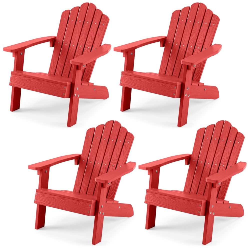 Kids Adirondack Chair, AllWeat - Kids Outdoor Adirondack Chair บทวิจารณ์และราคา