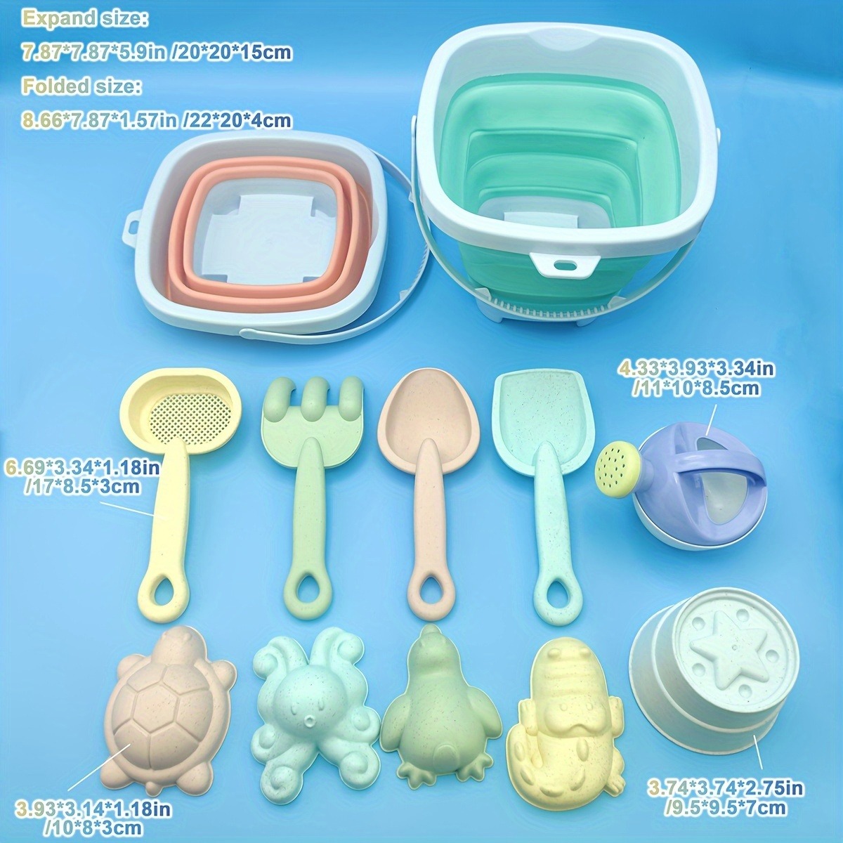 11 PCS Beach Sand Play Water S - Kids Outdoor Sandbox บทวิจารณ์และราคา