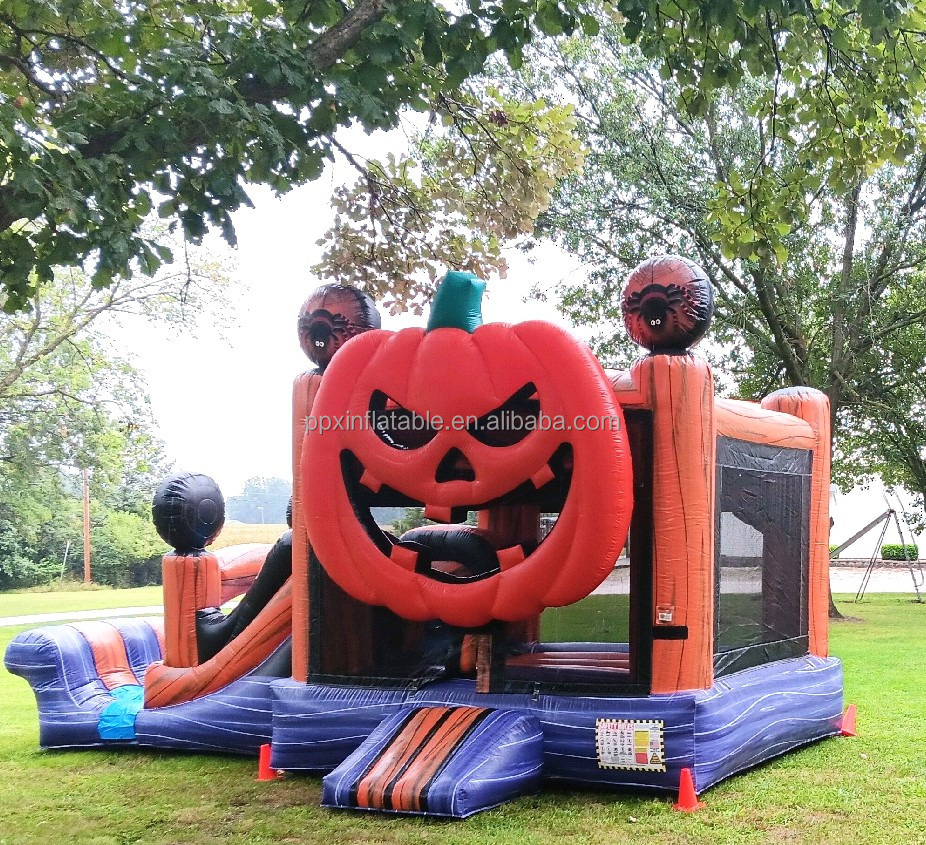 New Inflatable Halloween Bounc - Kids Outdoor Jumping Castle บทวิจารณ์และราคา