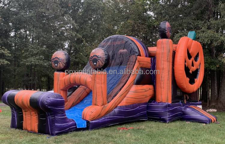 New Inflatable Halloween Bounc - Kids Outdoor Jumping Castle บทวิจารณ์และราคา