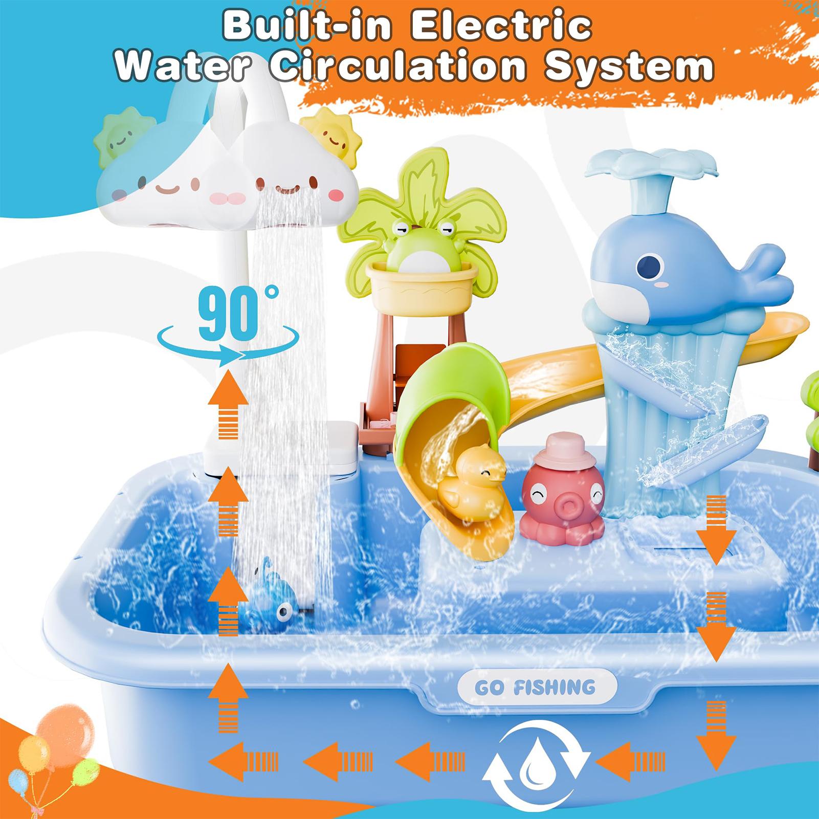 Children's Kitchen Toys Electr - Kids Outdoor Sink บทวิจารณ์และราคา