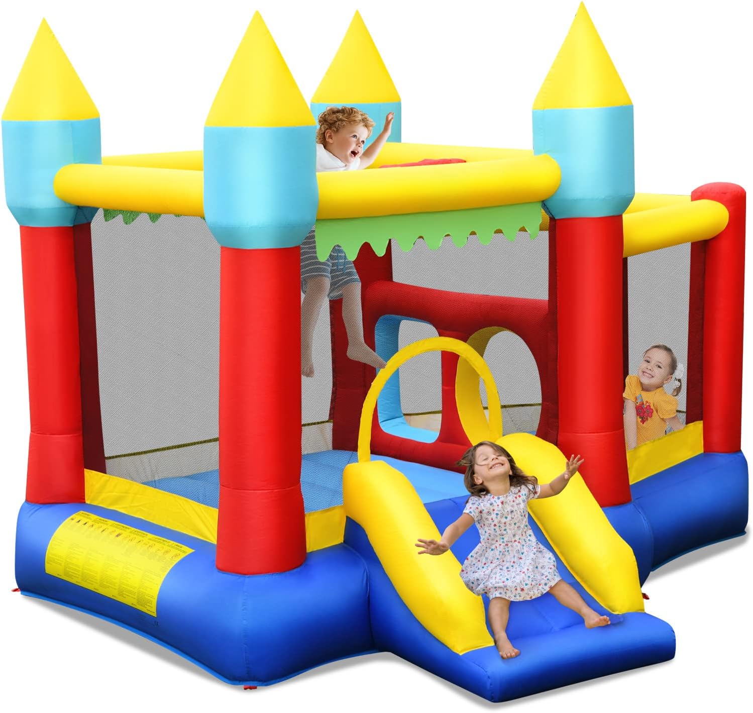 Inflatable Bounce Castle for K - Kids Outdoor Jumping Castle บทวิจารณ์และราคา