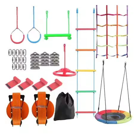 Warrior Obstacle Course Kit fo - Kids Outdoor Monkey Bars บทวิจารณ์และราคา