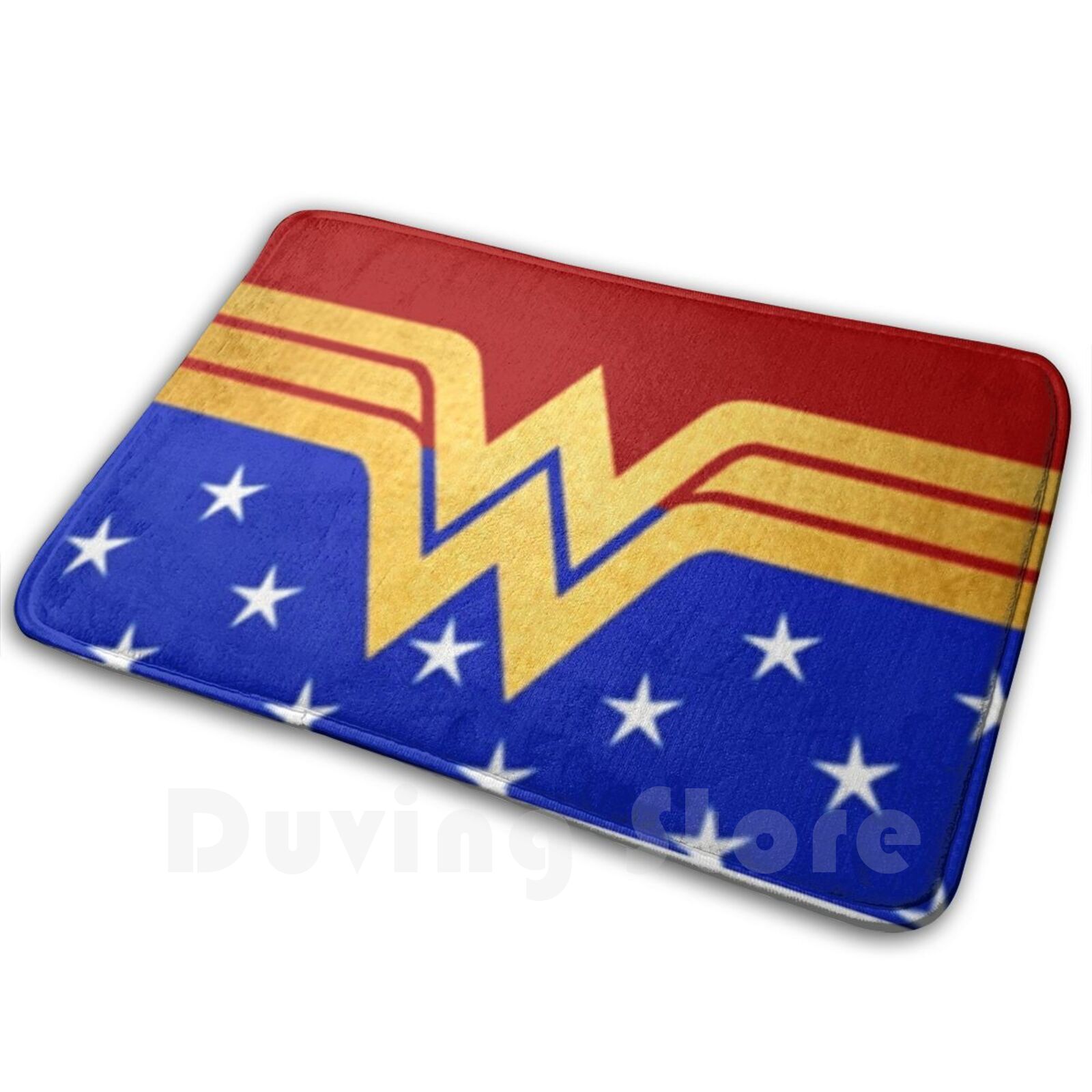 Golden Retro Wonder Womn Comic - Kids Outdoor Floor Cushions บทวิจารณ์และราคา