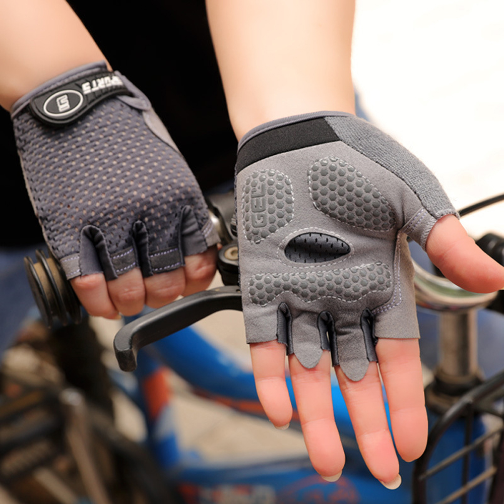 1Pair Kids Half Finger Gloves, - Kids Outdoor Gloves บทวิจารณ์และราคา