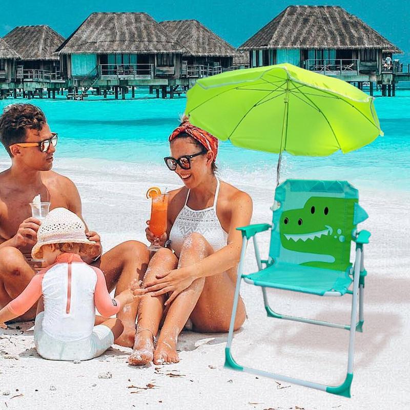 Kids Umbrella Chair Beach Sand - Kids Outdoor Lawn Chair บทวิจารณ์และราคา